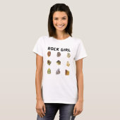 Rock Girl Funny  Rock & Crystal T-shirt (Voorkant volledig)