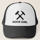 "Rock Girl" geoloog's Trucker Pet (Voorkant)