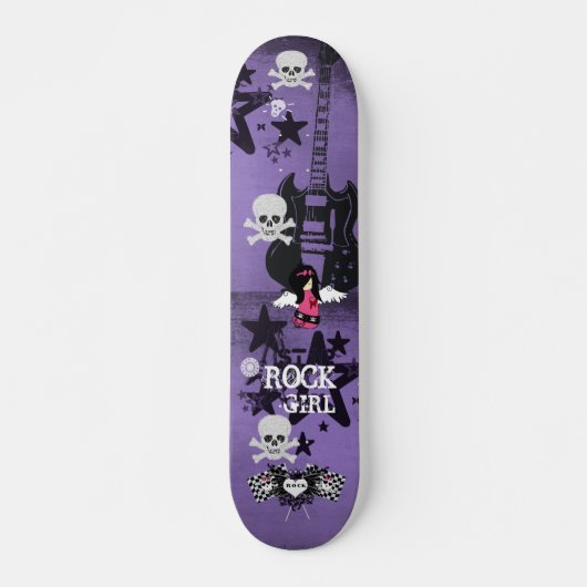 Rock Girl Skateboard (Voorkant)