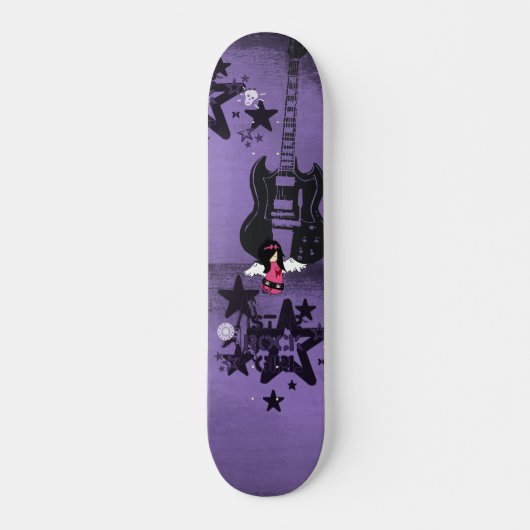 Rock Girl Skateboard (Voorkant)
