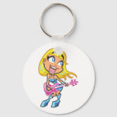 Rock Girl Sleutelhanger (Achterkant)