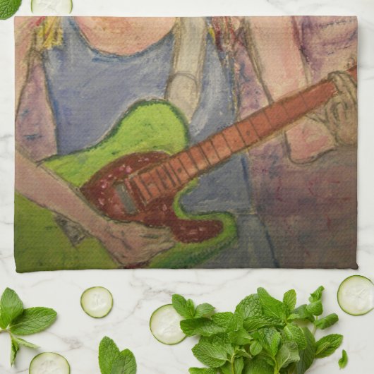 Rock Girl Theedoek (Gevouwen)