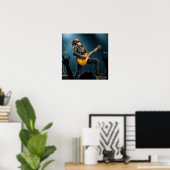 Rock gitaar solo poster (Thuiskantoor)