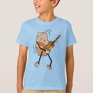 Rock Gitaar Wit T-shirt