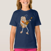 Rock Gitaar Wit T-shirt (Voorkant)