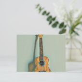 Rock gitaarspeler briefkaart (Staand voorkant)