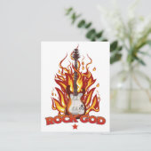 Rock God Briefkaart (Staand voorkant)