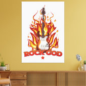 Rock God Canvas Afdruk (Insitu (Woonkamer))