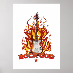 Rock God Poster