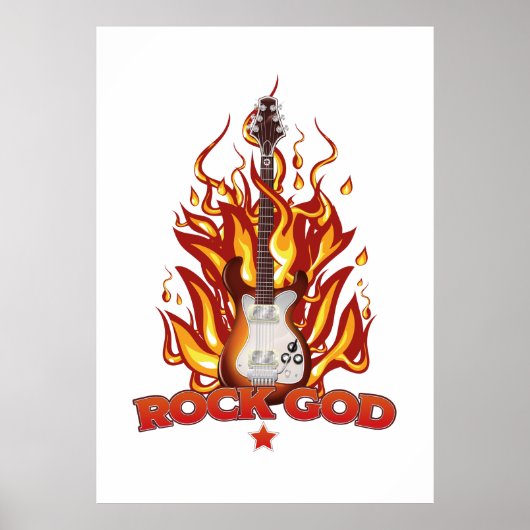 Rock God Poster (Voorkant)