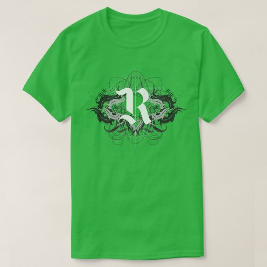Rock gothic letter t-shirt (Design voorkant)