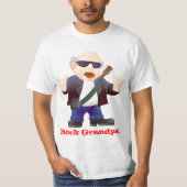 Rock Grandpa Tshirt (Voorkant)