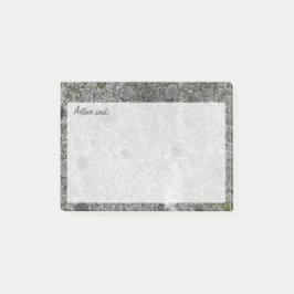 Rock Grey Granite Textuur met Tekst Post-it® Notes