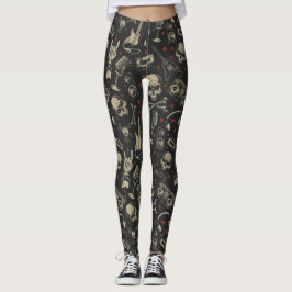 Rock/Grunge/Punk/Metal Music Leggings