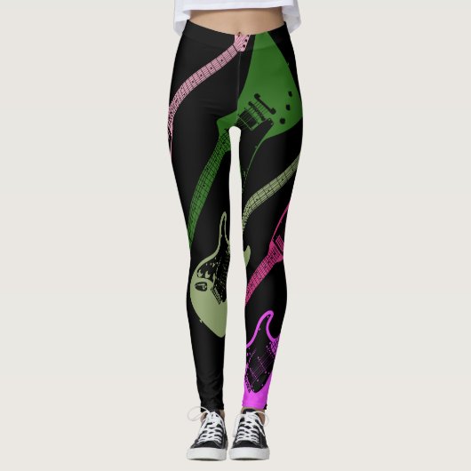 Rock Guitar 80 Leggings (Voorkant)