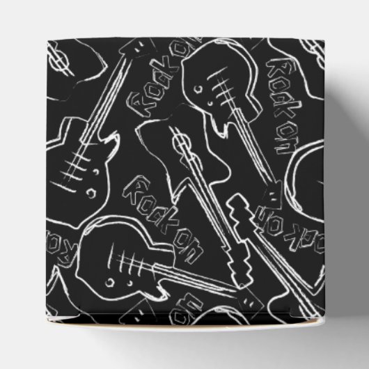 Rock guitar bedankdoosjes (Bovenkant)
