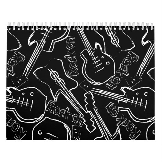 Rock guitar kalender (Hoes)