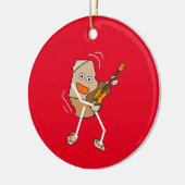Rock Guitar Keramisch Ornament (Links)