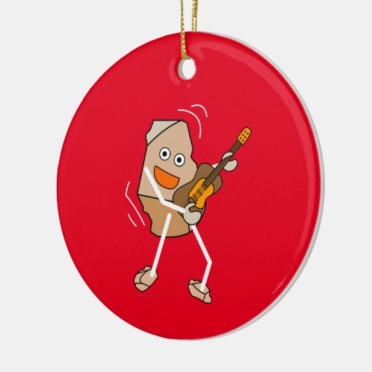 Rock Guitar Keramisch Ornament (Links)