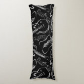 Rock guitar lichaamskussen (Voorkant Verticaal)