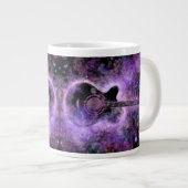 Rock Guitar Mug Purple - Painting Grote Koffiekop (Voorkant rechts)
