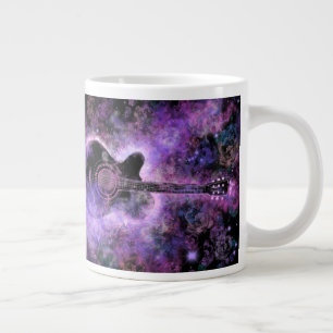 Rock Guitar Mug Purple - Painting Grote Koffiekop