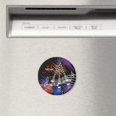 Rock Guitar Music Design Magneet (Insitu (Vaatwasser))