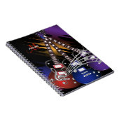 Rock Guitar Music Design Notitieboek (Rechterzijde)