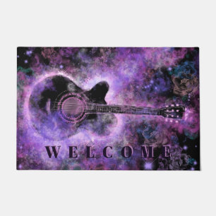 Rock Guitar Music Welcome Doormat Deurmat