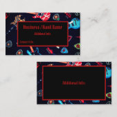 Rock Guitar Musician Visitekaartje (Voorkant / Achterkant)