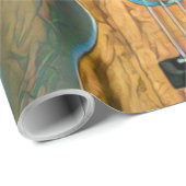 Rock guitar player cadeaupapier (Rol Hoek)
