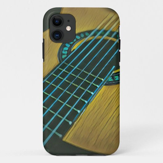 Rock guitar player Case-Mate iPhone case (Achterkant)