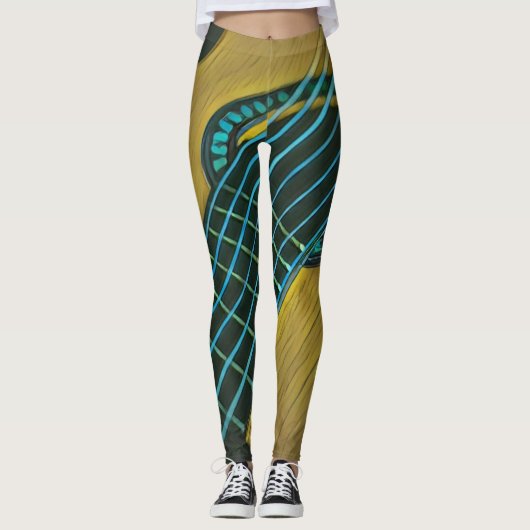 Rock guitar player leggings (Voorkant)