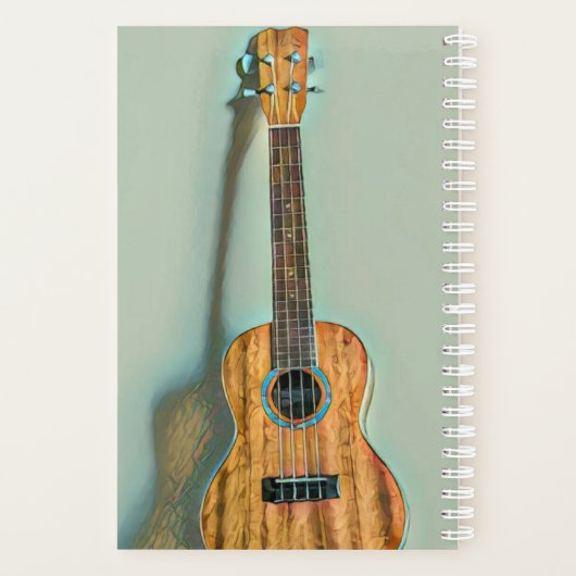 Rock guitar player planner (Achterkant)