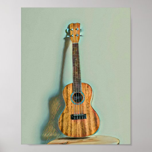 Rock guitar player poster (Voorkant)