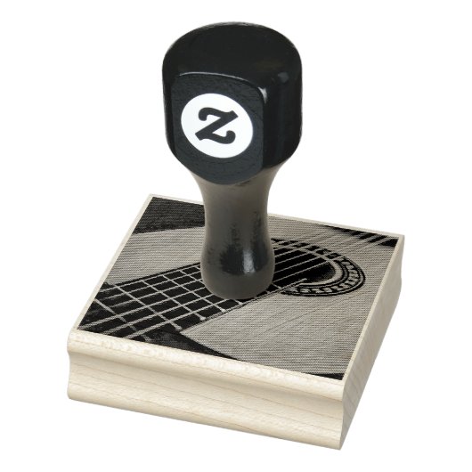 Rock guitar player rubberstempel (Stempel)
