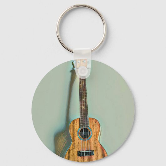 Rock guitar player sleutelhanger (Voorkant)