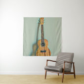 Rock guitar player wandkleed (In situ)