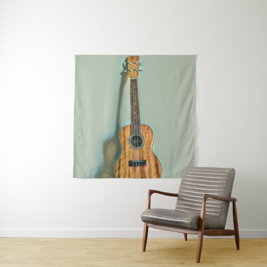 Rock guitar player wandkleed (In situ)
