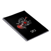 Rock Guitar - Red Notitieboek (Rechterzijde)