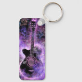 Rock Guitar Sleutelhanger - Hot Rock N Roll Music (Achterkant)