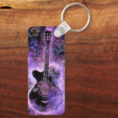 Rock Guitar Sleutelhanger - Hot Rock N Roll Music (Achterkant)