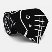 Rock guitar stropdas (Opgerold)