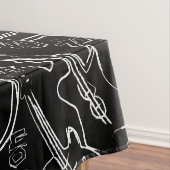 Rock guitar tafelkleed (Voorbeeld)