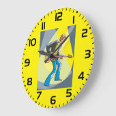 Rock Guitarist 70s Style Musician Grote Klok (Hoek)