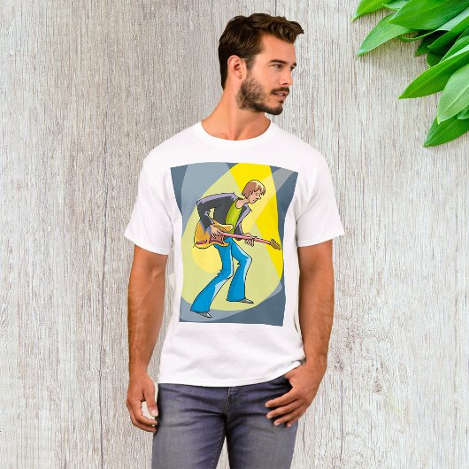 Rock Guitarist 70s Style Musician T-shirt