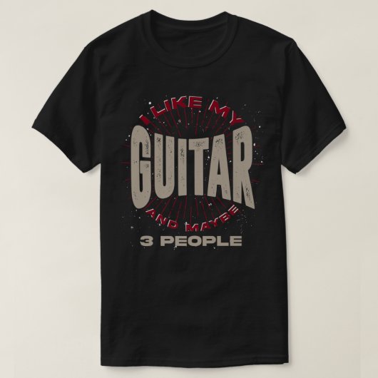 Rock Guitarist Music Guitar Player Musician Funny T-shirt (Design voorkant)