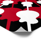 rock guitars mandala poster (Hoek)