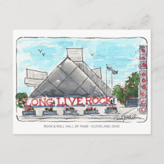 Rock Hall Briefkaart (Voorkant)