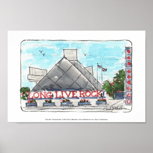 Rock Hall Poster (Voorkant)